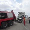 تصادف تریلر با تانکر | عکس از : حمید چنارانی
