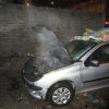 آتش سوزی خودرو پژو 206 | عکس از : حمید چنارانی