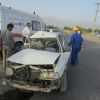 تصادف دو خودرو پراید  | عکس از : حمید چنارانی