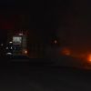 آتش سوزی خودرو پیکان | عکس از : حمید چنارانی