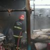 بی احتیاطی موجب آتش سوزی در یک کارگاه قالیشویی شد