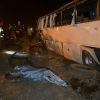 واژگونی اتوبوس در محور مشهد به نیشابور