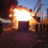  با تلاش ۵۰ نفر از آتش‌نشانان ، آتش سوزی پست برق ۴۰۰ کیلو ولت مجاور نیروگاه سیکل ترکیبی نیشابور مهار