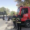 حضور آتش نشانان نیشابور در کنار سایر نیروهای خدمت رسان و هیئات مذهبی