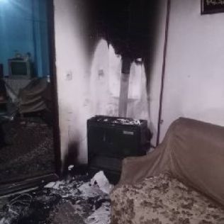 آتش نشانی نیشابور - نشت گاز موجب آتش‌سوزی در منزل مسکونی شد