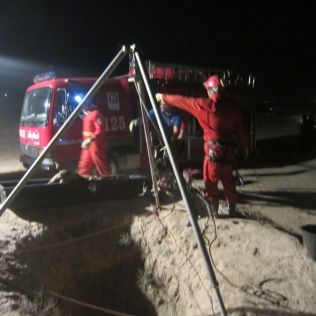 آتش نشانی نیشابور - کشف جسد از درون چاه