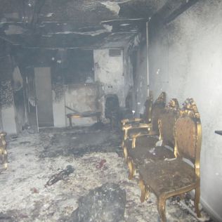 آتش نشانی نیشابور - آتش سوزی منزل مسکونی