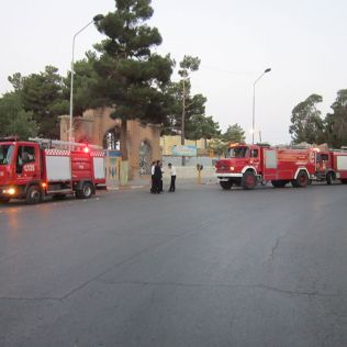آتش نشانی نیشابور - اعلام ساعت صفر برای سه ایستگاه توسط سرپرست سازمان