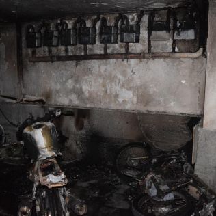آتش نشانی نیشابور - مسکن مهر میزبان حادثه ای که بخیر گذشت 